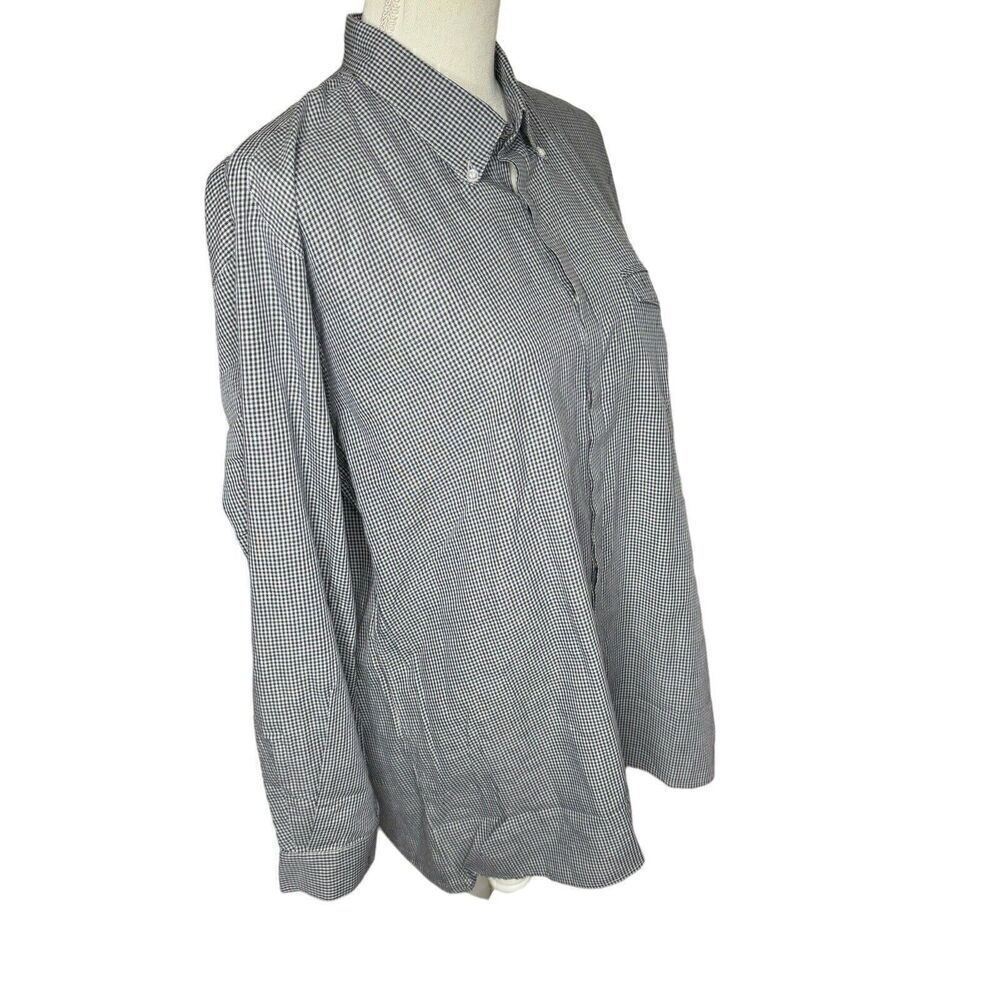 Gianni Versace Vintage Button Down Long Sleeve Cotton Linen Shirt Top Sz Large - Picture 2 of 5